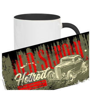 Vintage Becher OLD SCHOOL Hotrod