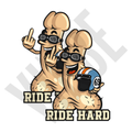 Aufkleber RIDE HARD