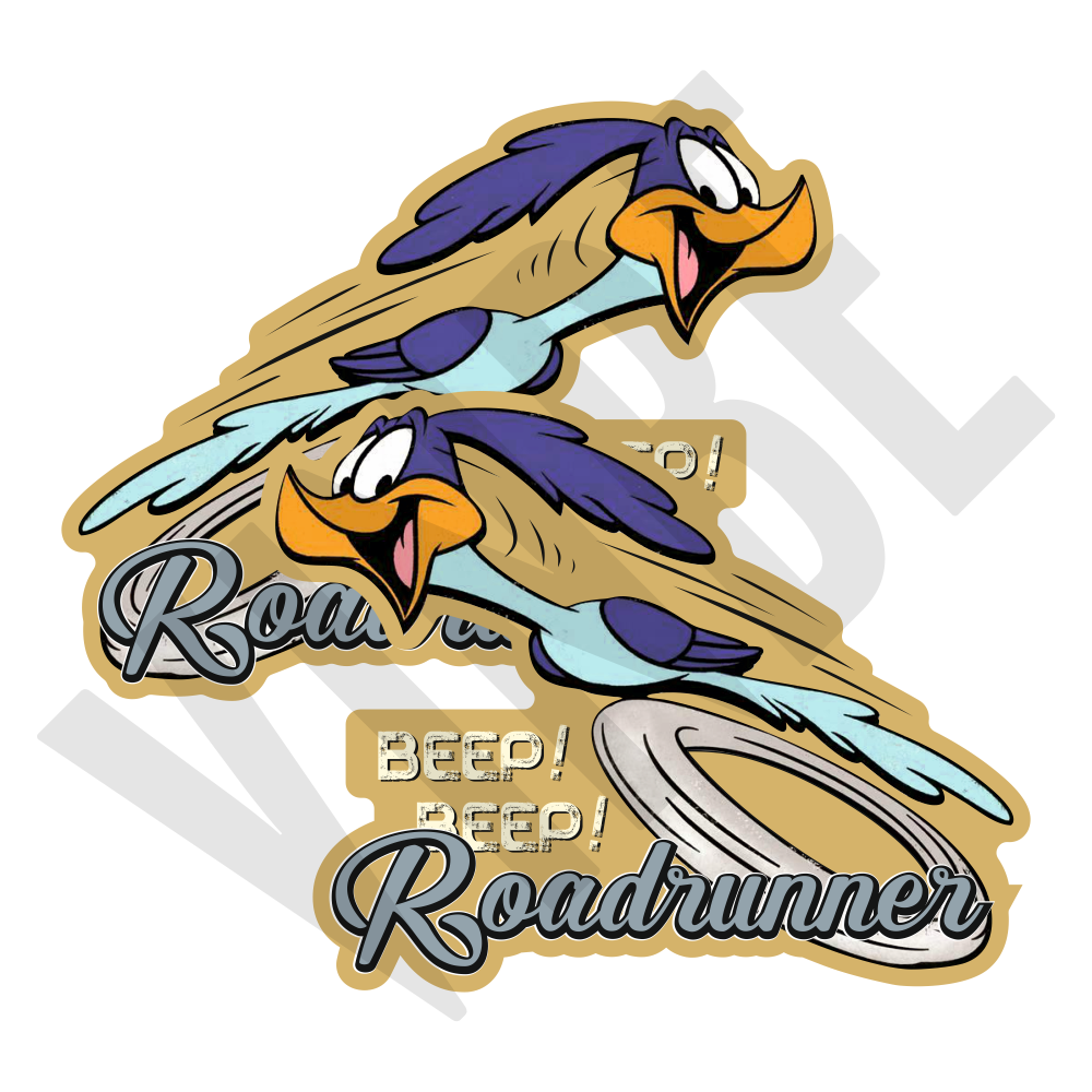 Aufkleber 2er Set Roadrunner - U24