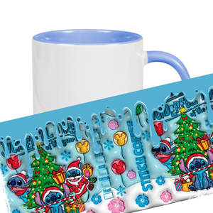Vintage Becher Christmas Stitch Coffee