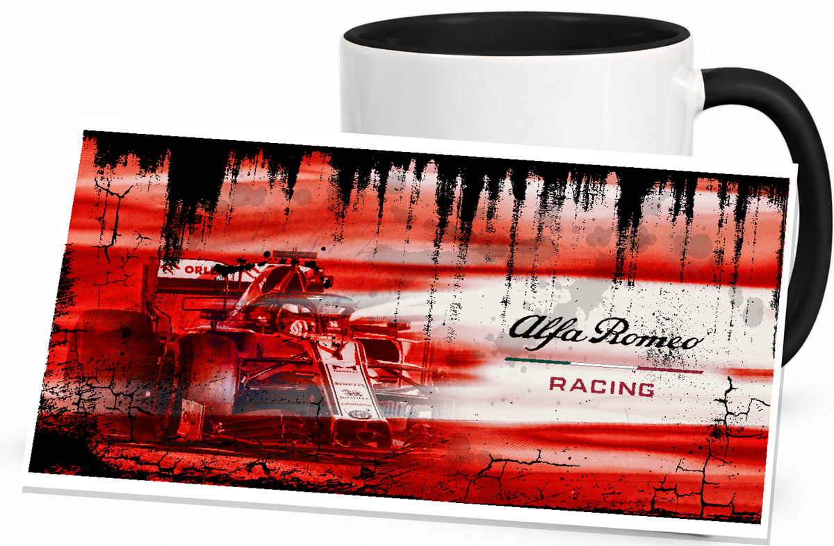 Vintage Becher Alfa Racing