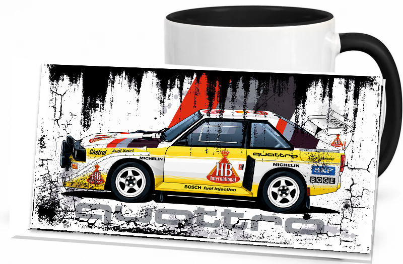 Vintage Becher Audi Quattro HB Rally