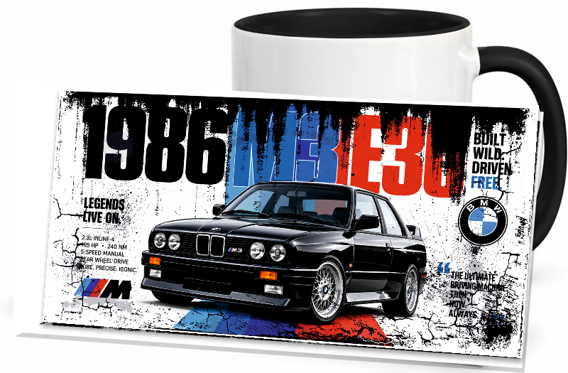 Vintage Becher BMW E30 M3