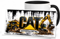 Vintage Becher Caterpillar Baumaschinen