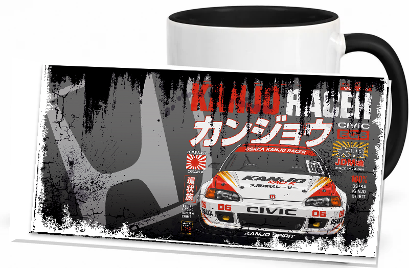 Vintage Becher Honda Civic EK9 Osaka Kanjo