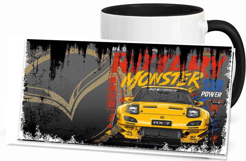 Vintage Becher Mazda RX-7 Monster
