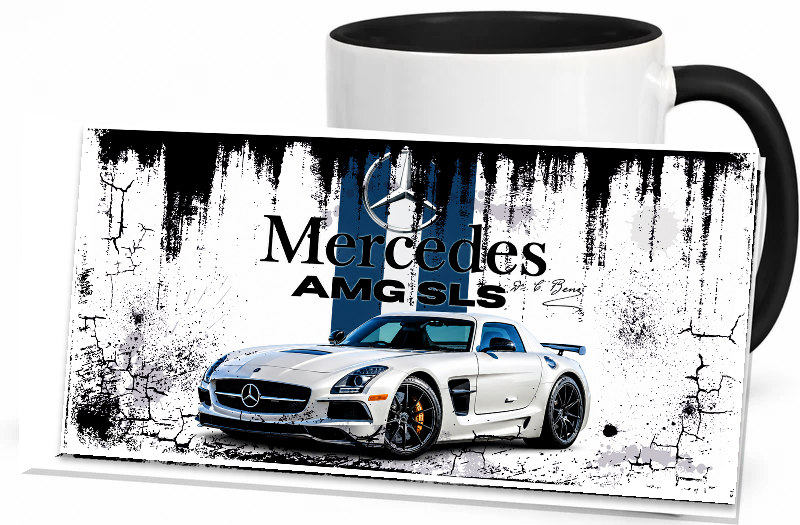 Vintage Becher Mercedes AMG SLS
