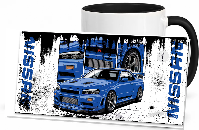 Vintage Becher Nissan Skyline GT-R