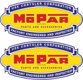 Aufkleber-2er Set Mopar Old - U3
