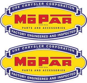 Aufkleber-2er Set Mopar Old - U3