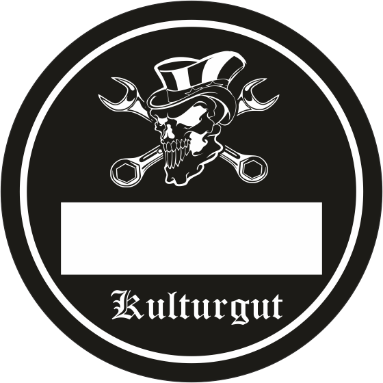 Aufkleber- Kulturgut -T1
