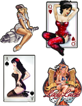 Aufkleber-Set Pinups S5