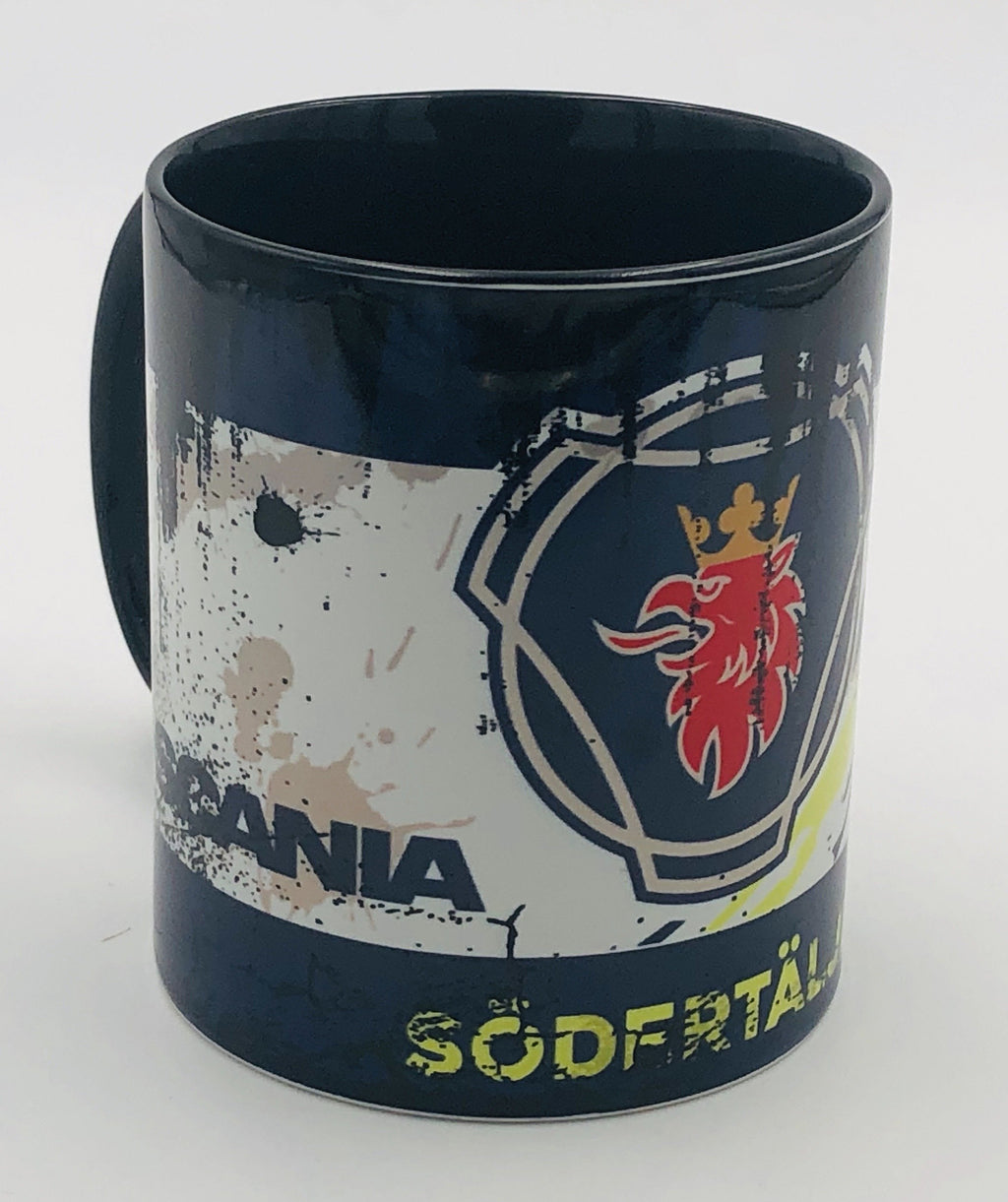 Vintage Becher Scania Schwedenkreuz