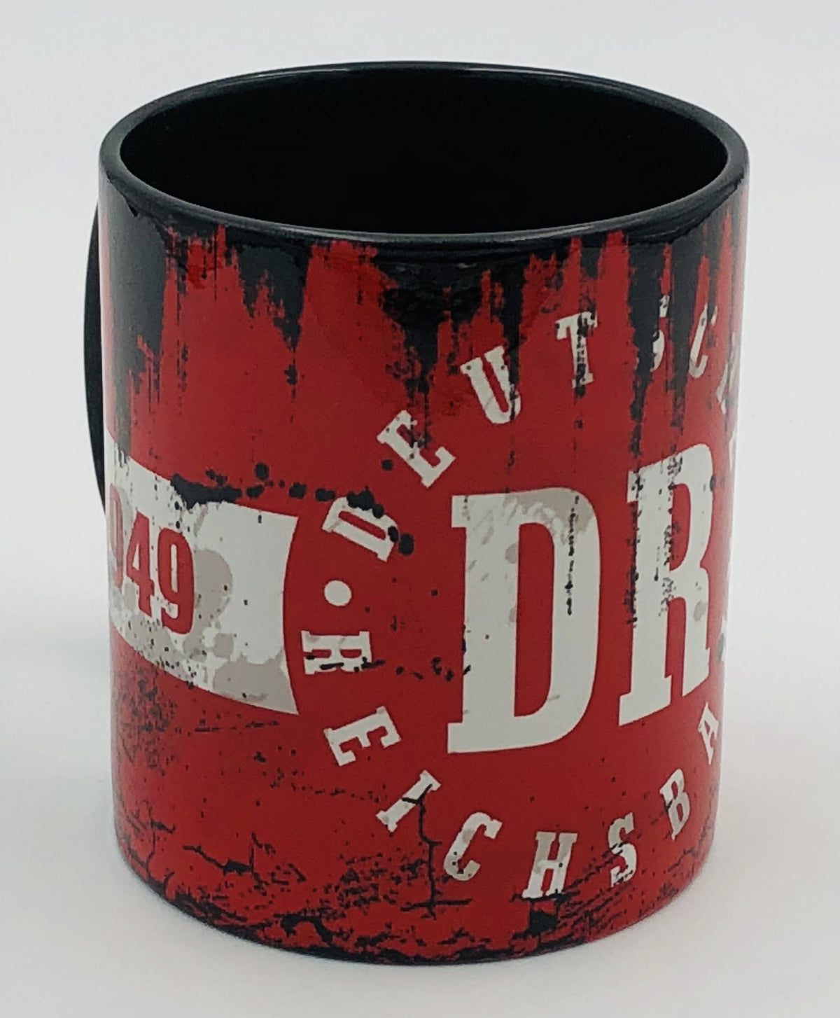 Vintage Becher DR Reichsbahn rot