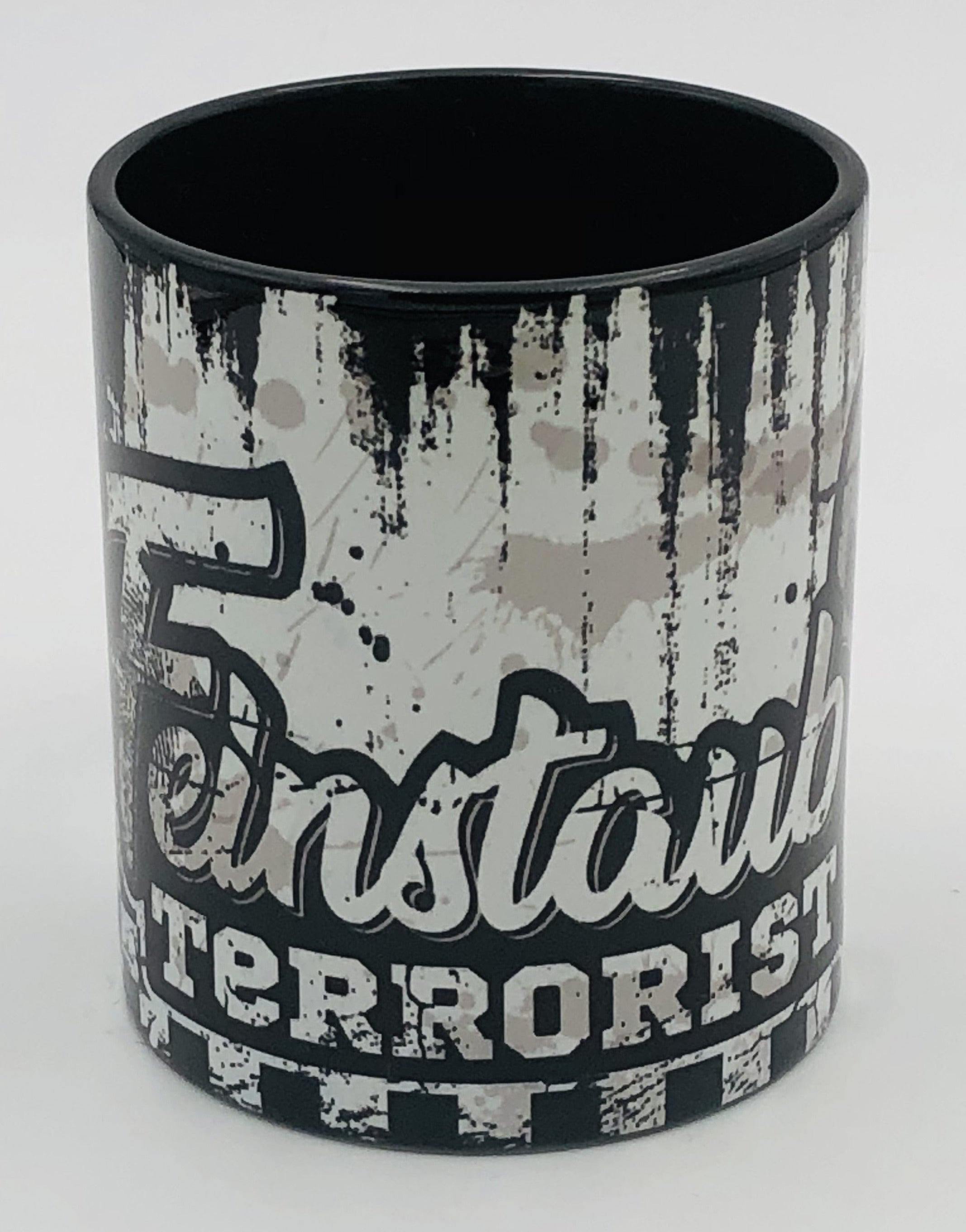 Vintage Becher Feinstaub Terrorist