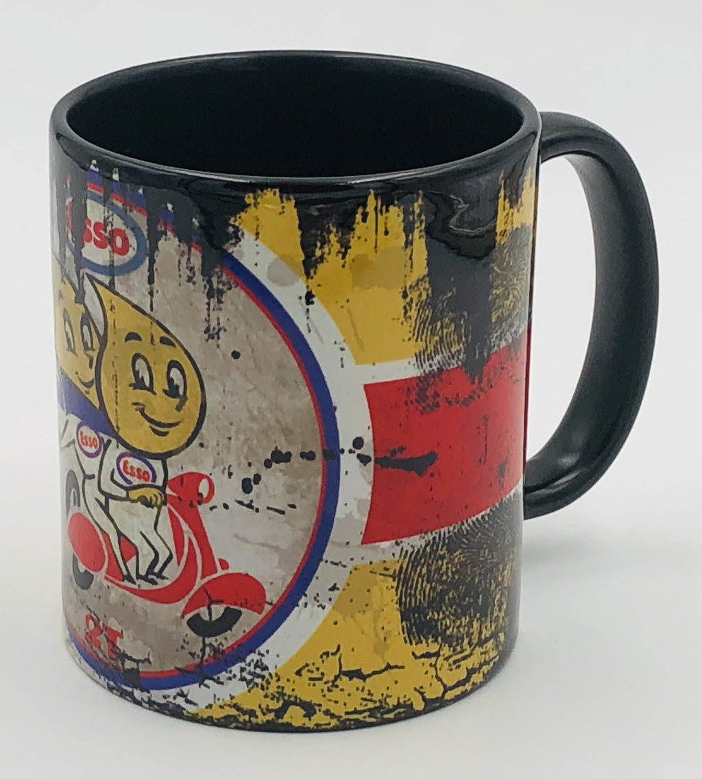 Vintage Becher Esso Roller