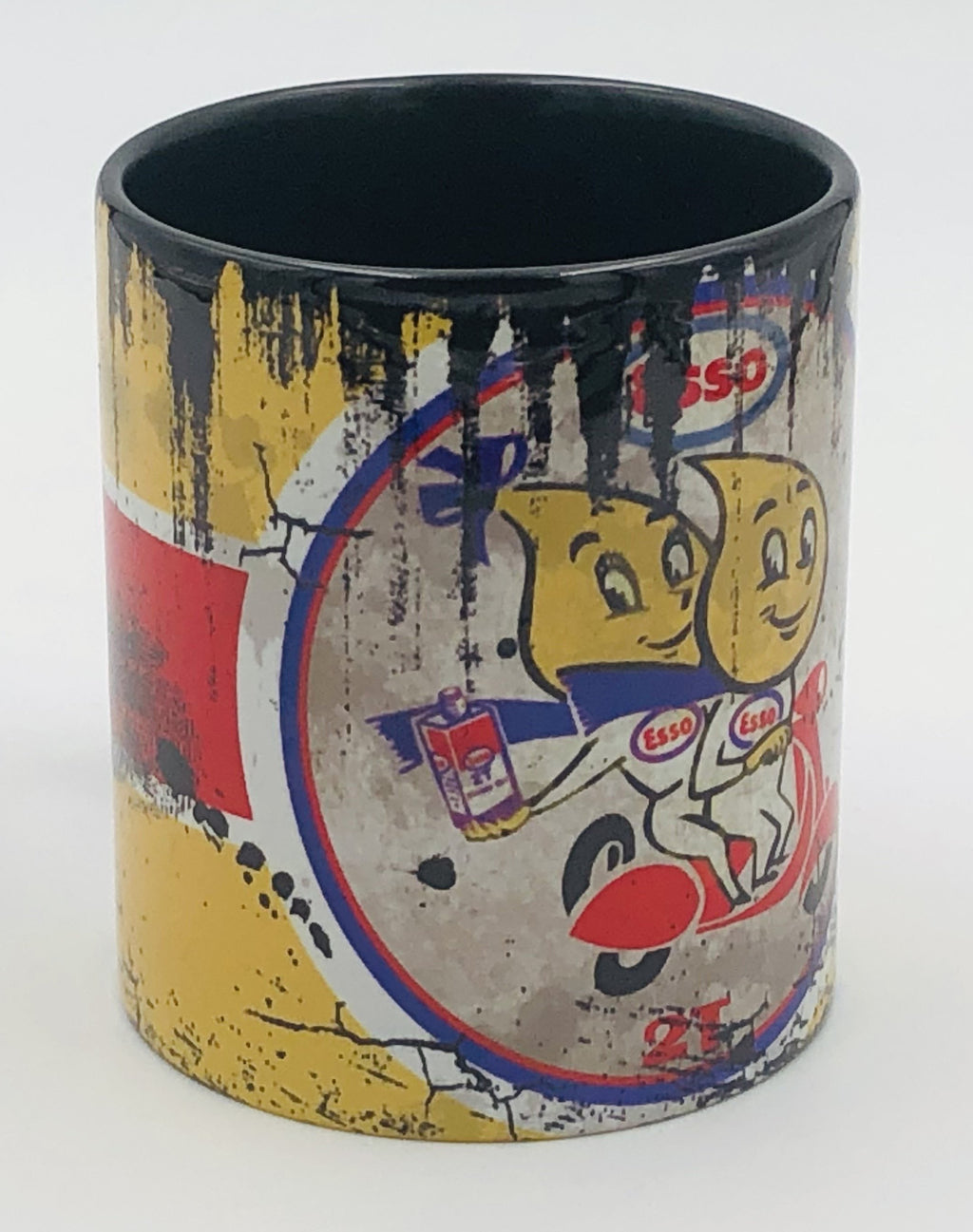 Vintage Becher Esso Roller