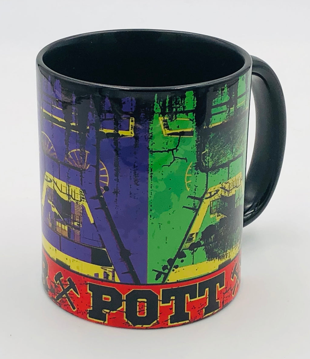 Vintage Becher Ruhrpott Art
