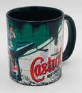 Vintage Becher Pin up Castrol Öl