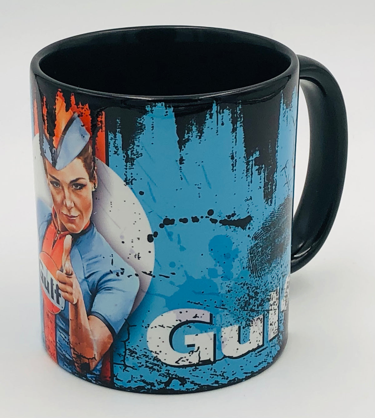 Vintage Becher Pin up Girl Gulf 1