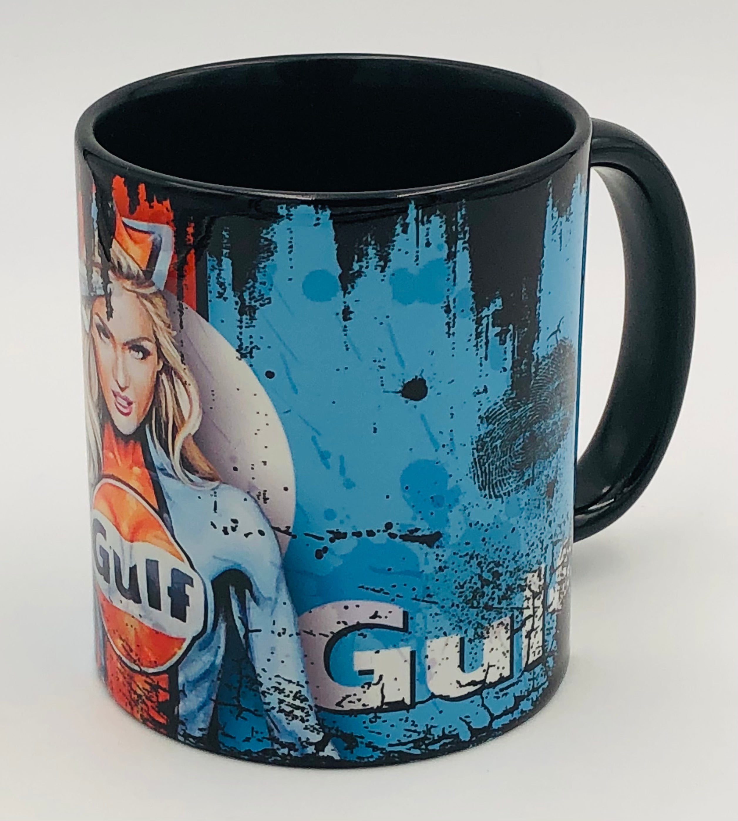 Vintage Becher Pin up Girl Gulf 3