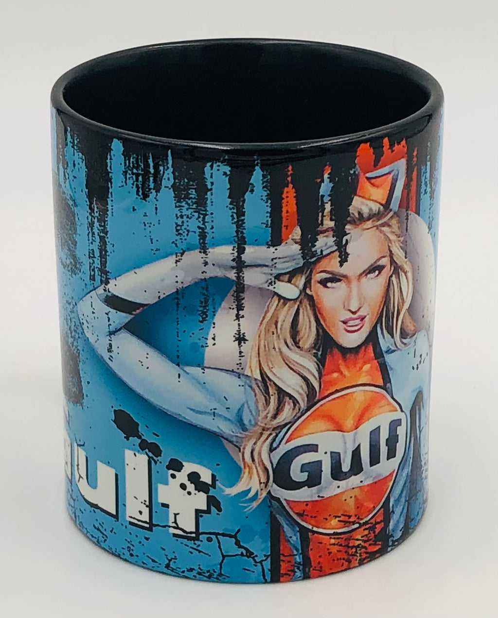 Vintage Becher Pin up Girl Gulf 3