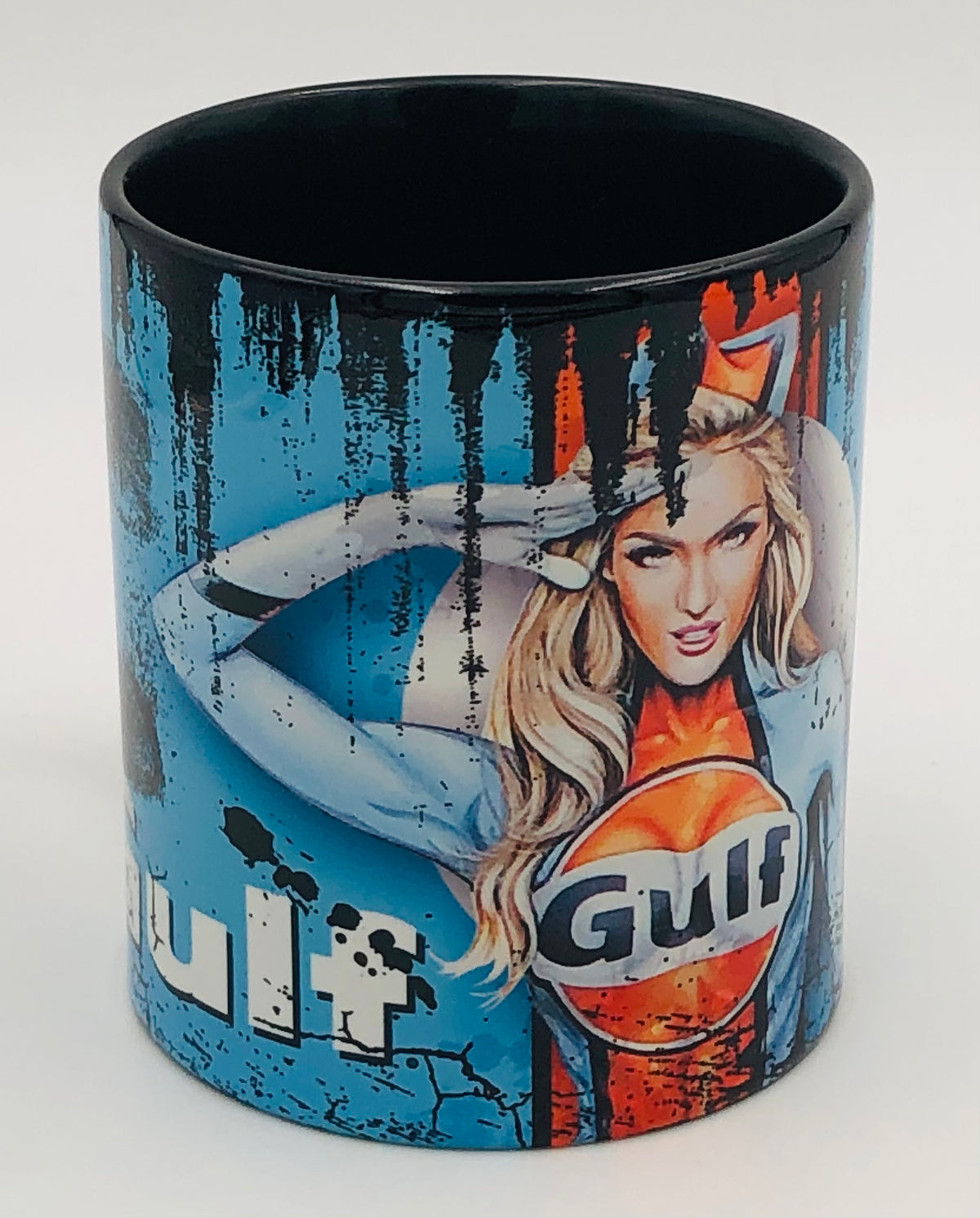 Vintage Becher Pin up Girl Gulf 3