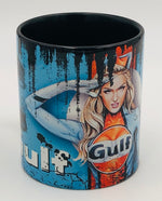 Lade das Bild in den Galerie-Viewer, Vintage Becher Pin up Girl Gulf 3

