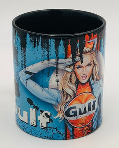 Vintage Becher Pin up Girl Gulf 3