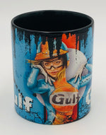 Lade das Bild in den Galerie-Viewer, Vintage Becher Pin up Girl Gulf 4

