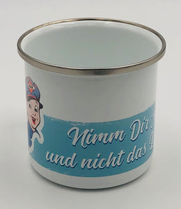 Vintage Becher Nimm Dir Zeit