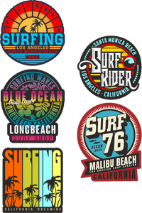 Aufkleber-Set Surfer S10