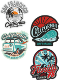Aufkleber-Set Surfer S11