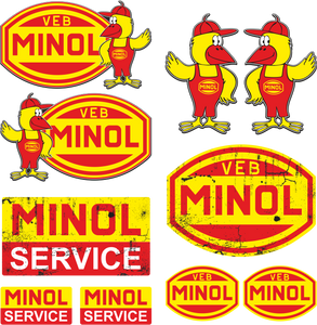 Aufkleber-Set Minol Pirol S32