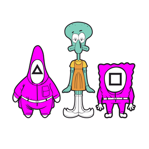 Squid Game Spongebob & Patrick - T25