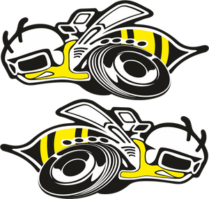 Aufkleber-2er Set Super Bee - U13
