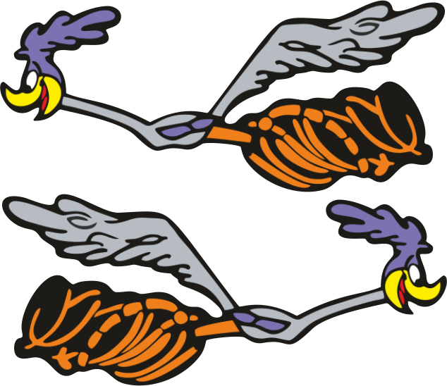 Aufkleber Roadrunner - U5