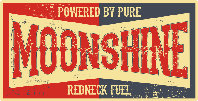 Aufkleber Moonshine - U7
