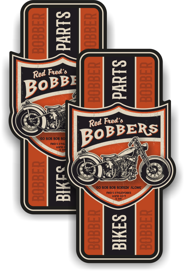Aufkleber Good Fred Bobbers - T21